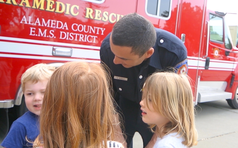 Magnolia fire station visit