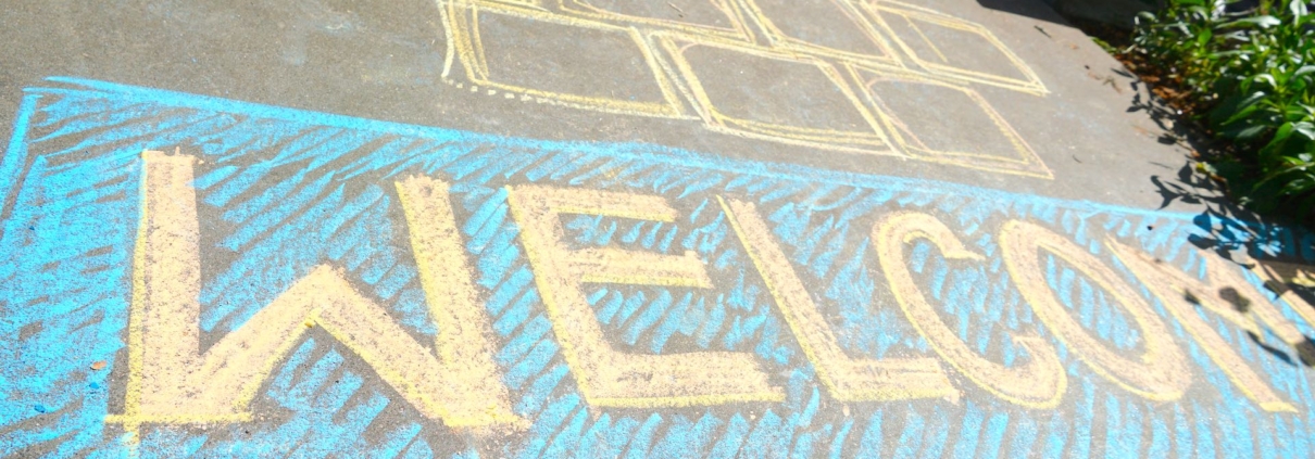 chalk welcome