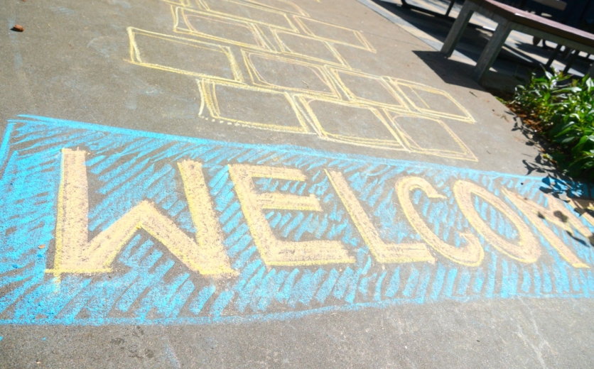 chalk welcome