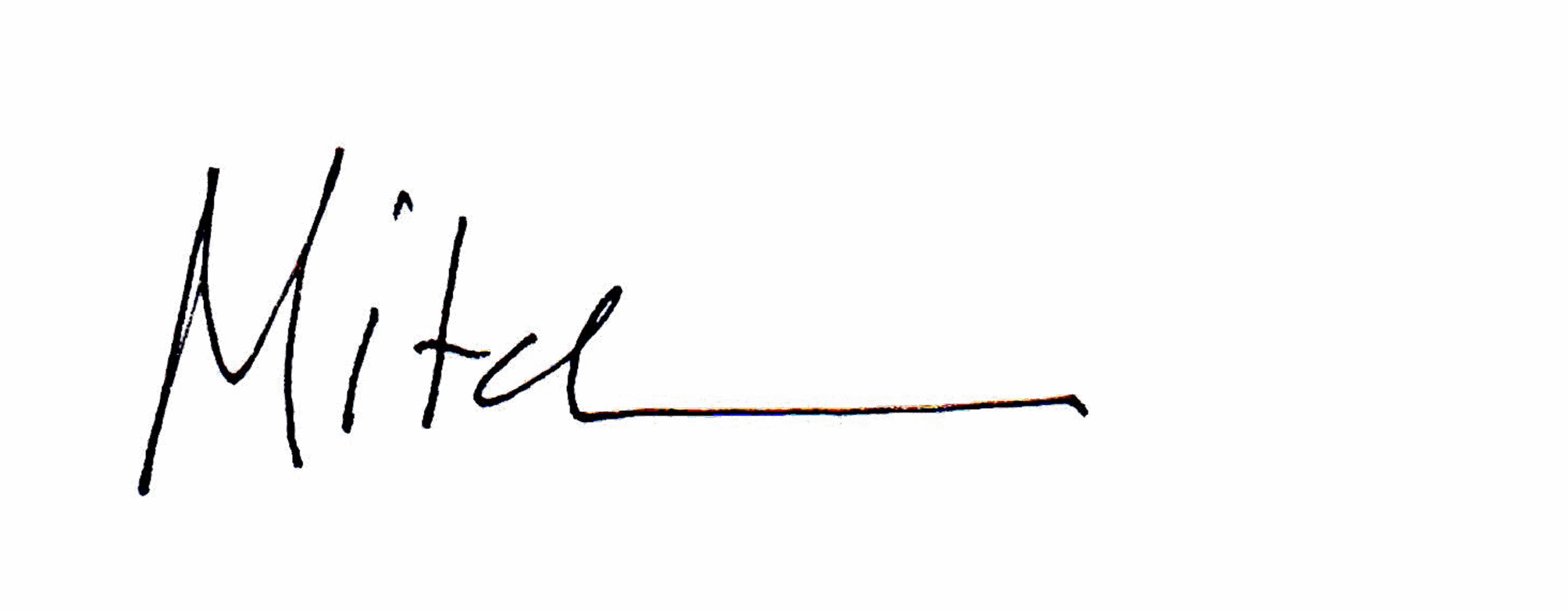 Mitch signature