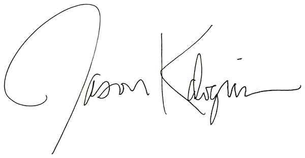 jason kalogiros signature